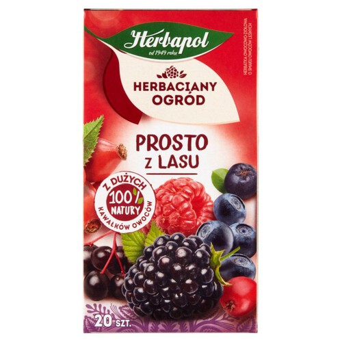 Herbaciany Ogród herbatka owocowo ziołowa owoce leśne Herbapol 750 ml