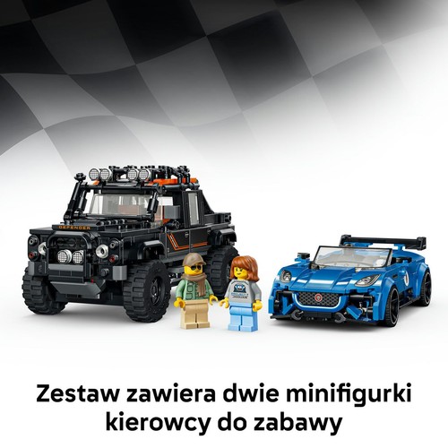 Speed Champions Jaguar Project 7 i Land Rover Defender 77264 LEGO 1 sztuka