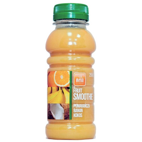 Smoothie pomarańcza banan kokos Menii 250 ml