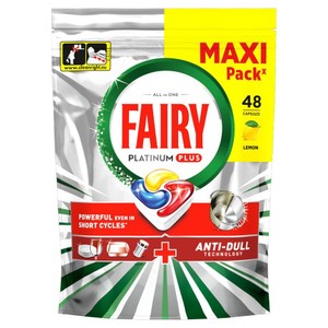 Tabletki do zmywarki Platinum+ Lemon Fairy 48 sztuk