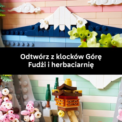 Art Japoński krajobraz z kwitnącą wiśnią 31218, dekoracja ścienna LEGO 1 sztuka