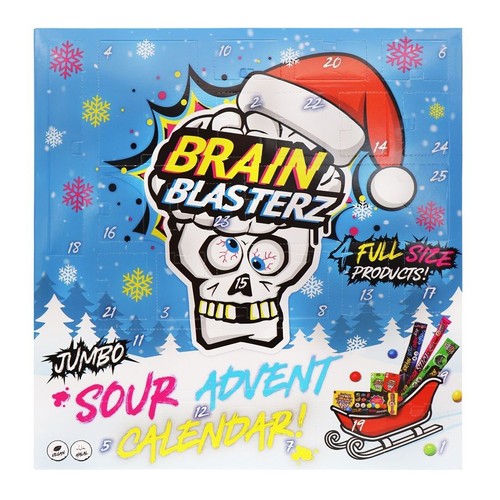 Kalendarz adwentowy kwaśne słodycze Brain Blasterz 306 g