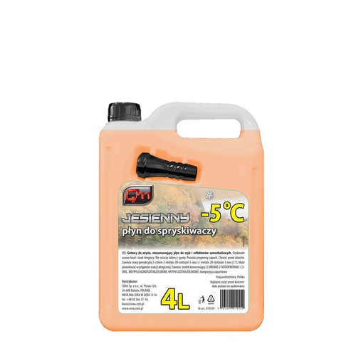 Płyn do spryskiwaczy jesienny z lejkiem -5C HDPE Q11 4 l