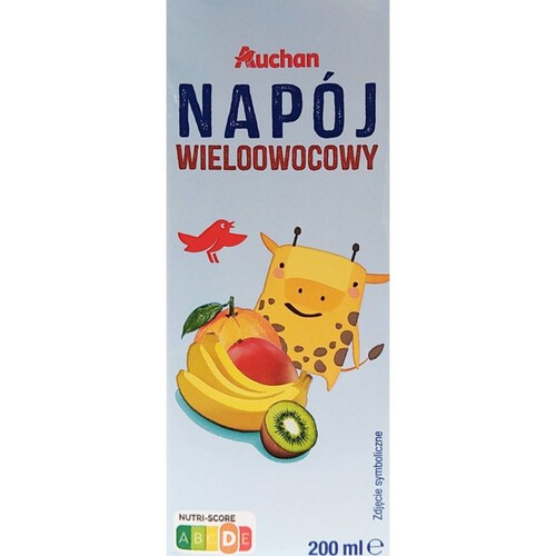 Napój wieloowocowy Auchan 200 ml