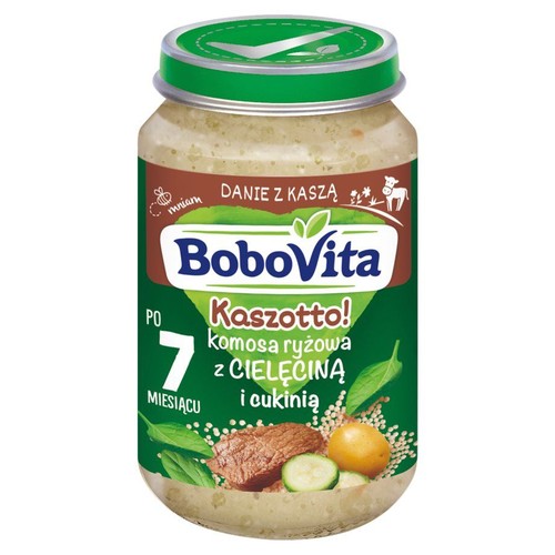Kaszotto! z cielęciną i cukinią po 7 miesiącu BoboVita 190 g