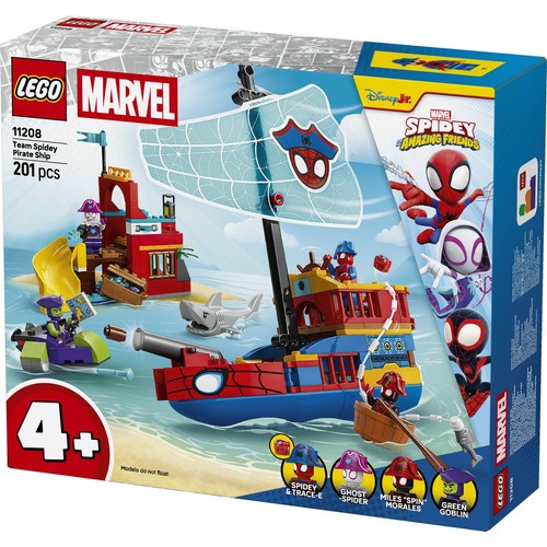 Marvel Spidey i super-kumple Statek piracki drużyny Spidey’ego 11208 LEGO 1 sztuka