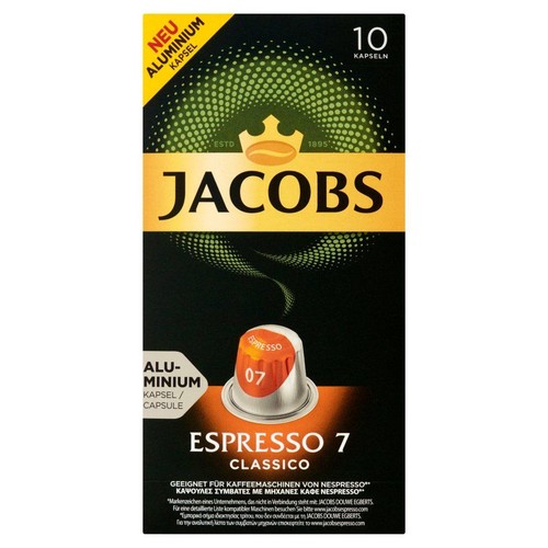 Kawa mielona w kapsułkach espresso classico Jacobs 10 kapsułek