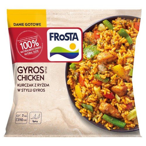 Danie z kurczakiem w stylu gyros FRoSTA 450 g 