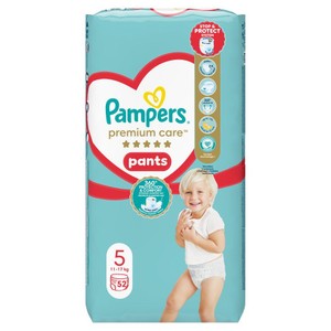 Pieluszki Premium Care Pants 5  12-17 kg  Pampers 52 sztuki