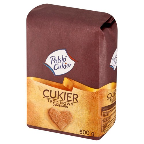 Cukier trzcinowy Demerara Polski Cukier 500 g