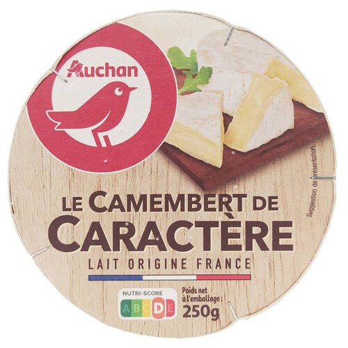 Ser Camembert Caracter   Auchan 250 g