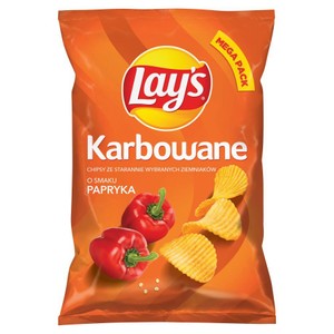 Chipsy karbowane o smaku papryki  Lay's 190 g
