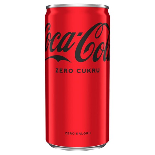 Napój gazowany o smaku cola zero cukru Coca-Cola 200 ml