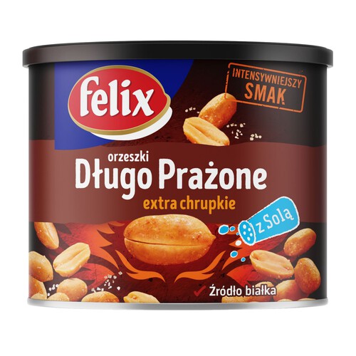 Orzeszki ziemne prażone i smażone solone  Felix 140 g