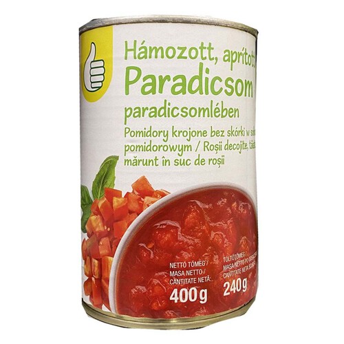 Pomidory krojone w soku pomidorowym Auchan 400 g