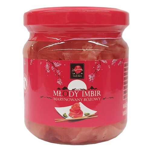 Imbir różowy młody marynowany Sakura 190 g