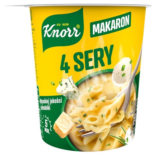 Danie makaron z sosem 4 sery Knorr 66 g