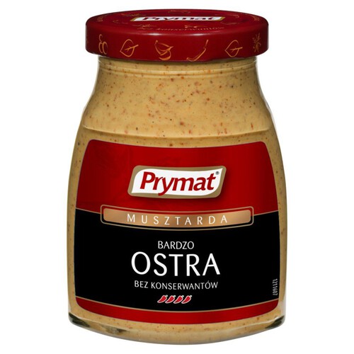 Musztarda bardzo ostra Prymat 180 g