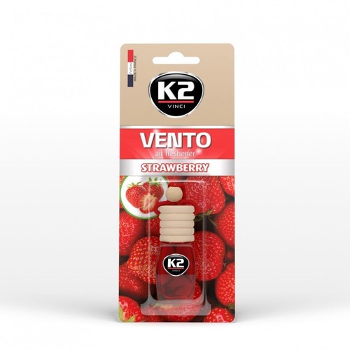 Zapach samochodowy Vento truskawka K2 8 ml