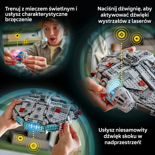 Star Wars SMART Play: Sokół Millennium 75426 LEGO 1 sztuka