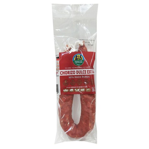 Chorizo dulce extra kiełbasa wieprzowa dojrzewająca Pewni Dobrego 280 g 