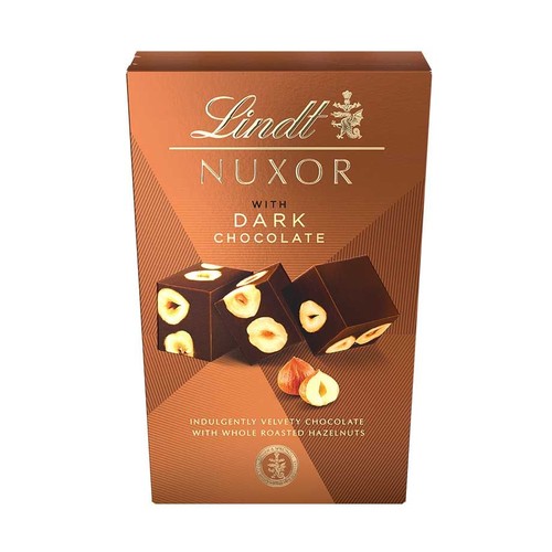 Praliny Nuxor w gorzkiej czekoladzie z orzechami Lindt 150 g
