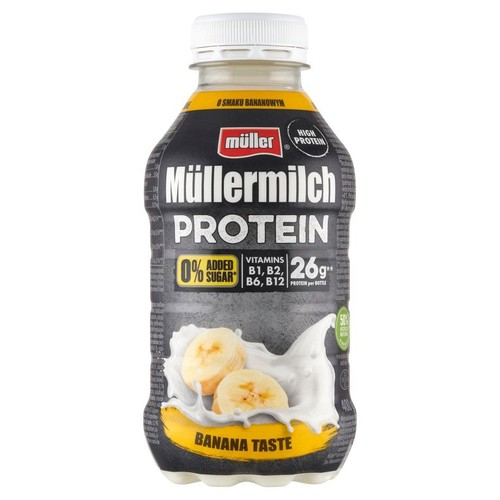 Mullermilch Protein o smaku bananowym  Müller 400 g