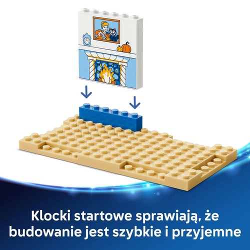 Disney Princess Zamek Kopciuszka i jej zwierzęcych przyjaciół 43283 LEGO 1 sztuka