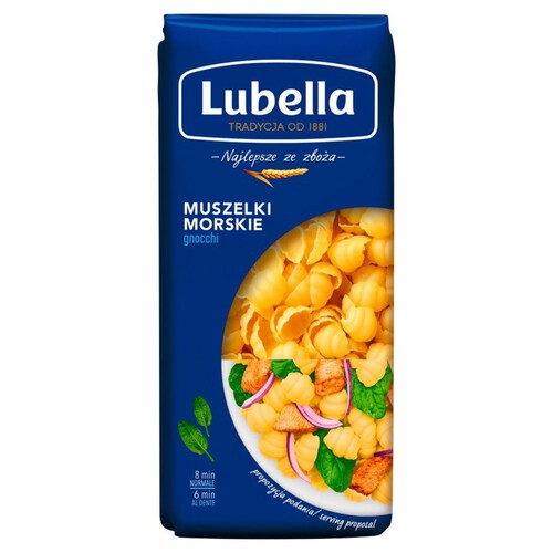 Makaron muszelki morskie Gnocchi  Lubella 400 g