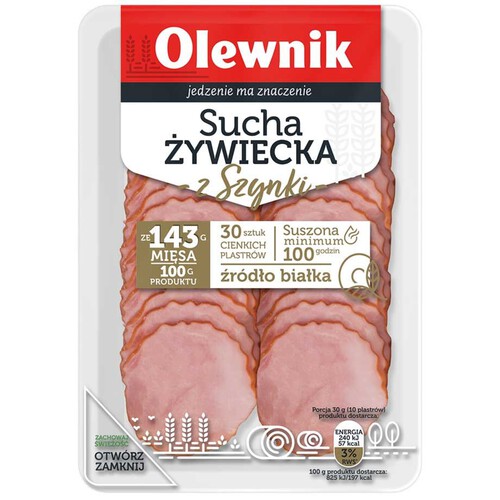 Sucha żywiecka z szynki Olewnik 80 g