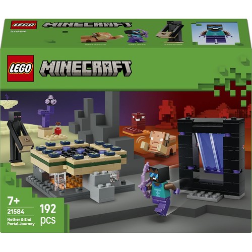 Minecraft® Podróż przez portal Netheru i Kresu 21584 LEGO 1 sztuka