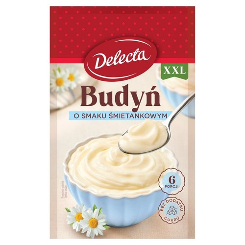 Budyń o smaku śmietankowym 6 porcji Delecta 47 g