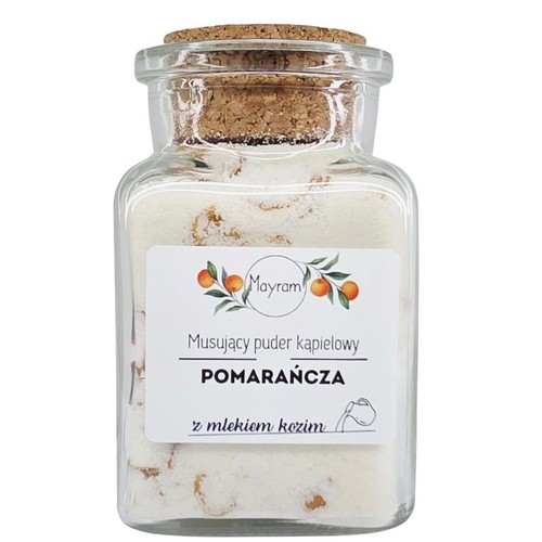 Musujący puder kąpielowy Pomarańcza Mayram 130 g