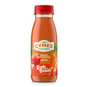 Sok Dnia HPP świeża marchewka, jabłko Cymes 250 ml