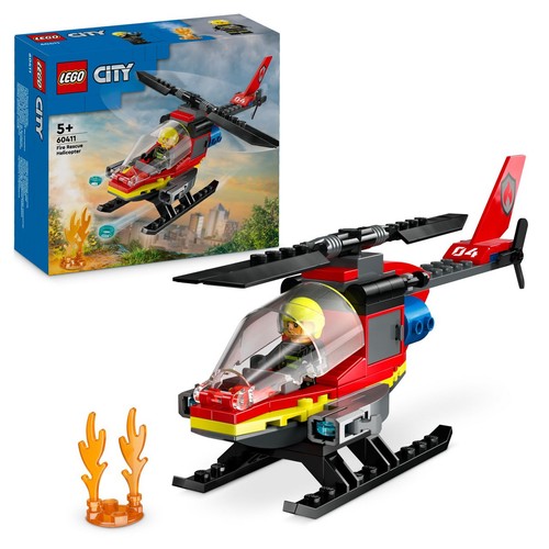 City Strażacki helikopter ratunkowy 60411 LEGO 1 sztuka