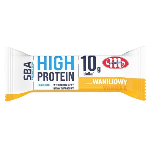 Batonik twarogowy proteinowy smak waniliowy Mlekovita 40 g