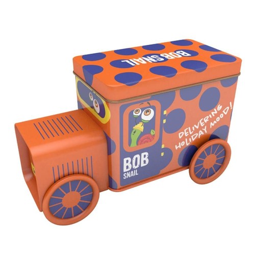 Świąteczna lokomotywa puszka Bob Snail 108 g
