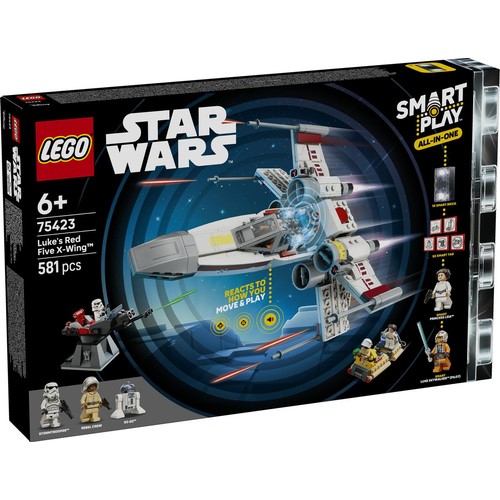 Star Wars SMART Play: X-Wing Czerwona Piątka Luke’a 75423 LEGO 1 sztuka