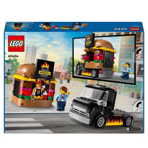 City Ciężarówka z burgerami 60404 LEGO zestaw