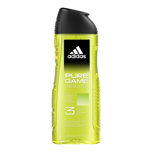 Żel pod prysznic Pure Game 3w1 Adidas 400 ml