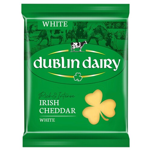 Ser cheddar white irlandzki półtwardy dojrzewający Dublin Dairy 200 g