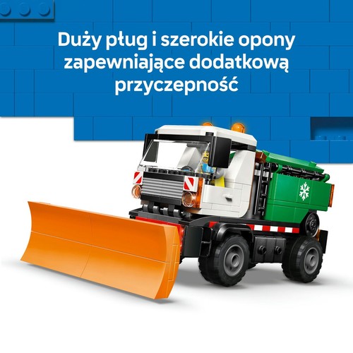 City Pług śnieżny 60490, zestaw z minifigurką LEGO 1 sztuka