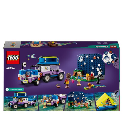 Friends Kamper z mobilnym obserwatorium gwiazd 42603 LEGO zestaw