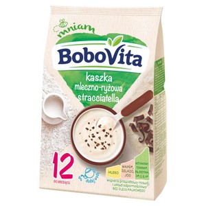 Kaszka mleczno-ryżowa stracciatella po 12 miesiącu Bobovita 210 g