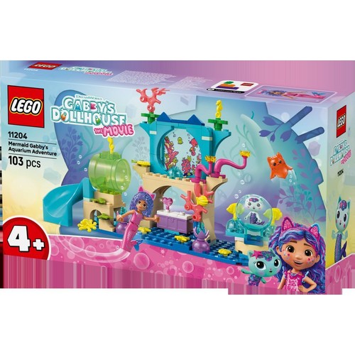 Koci domek Gabi Podwodna przygoda syrenki Gabi 11204 LEGO 1 sztuka