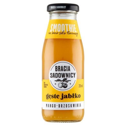 Smoothie Gęste jabłko mango brzoskwinia Bracia Sadownicy 215 ml