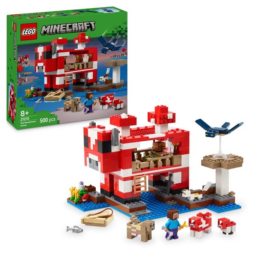 Minecraft® Dom grzybowej krowy 21270 LEGO 1 sztuka