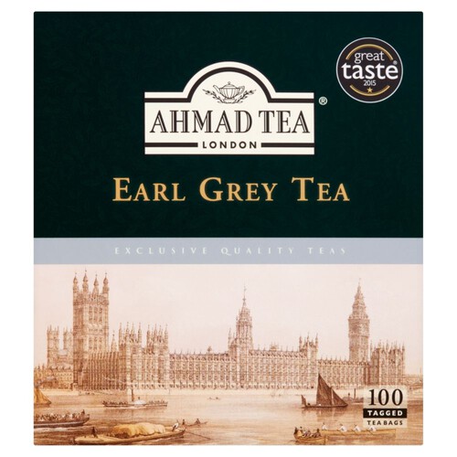 Herbata czarna Earl Grey z aromatami z bergamotki Ahmad Tea 100 torebek