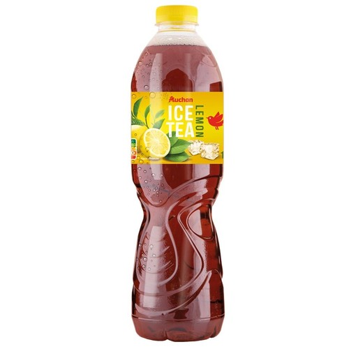 Napój Ice Tea o smaku cytrynowym Auchan 1,5 l