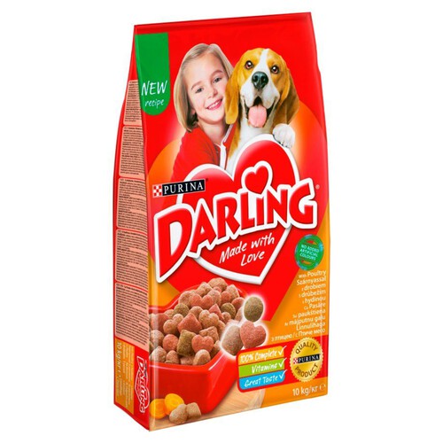 Pełnoporcjowa karma dla dorosłych psów Darling 10 kg